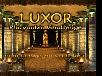 Luxor - Pharaoh's Challenge screen shot title